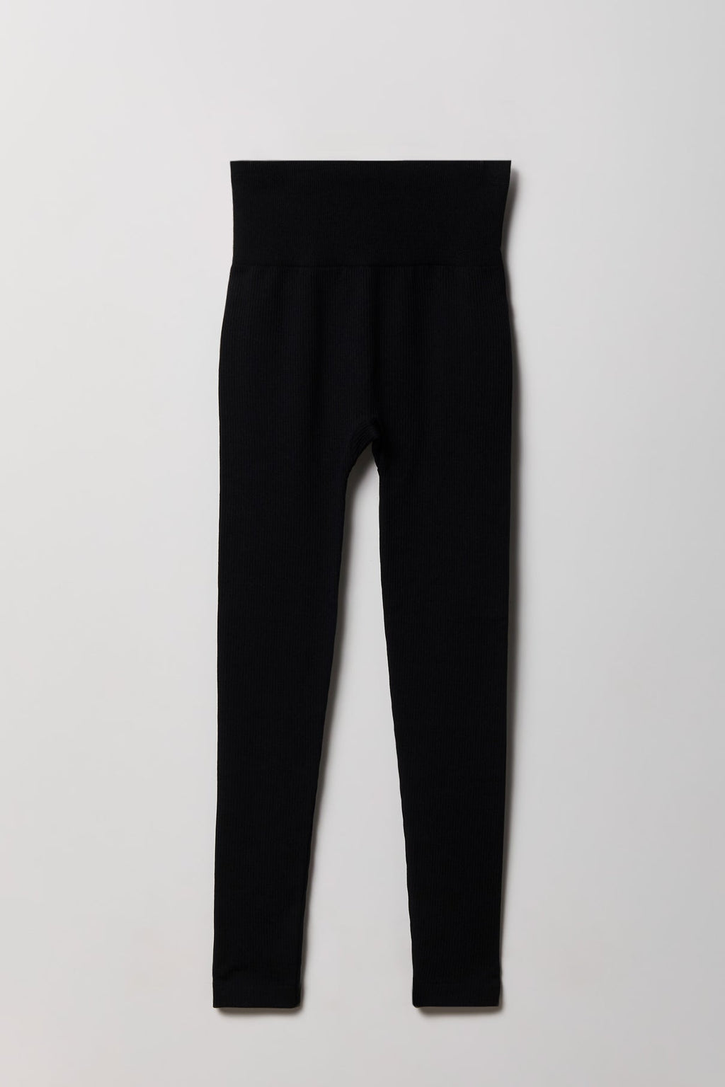 High Rise Seamless Ribbed Fleece Lined Legging