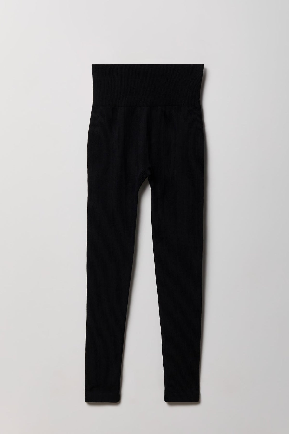 High Rise Seamless Ribbed Fleece Lined Legging