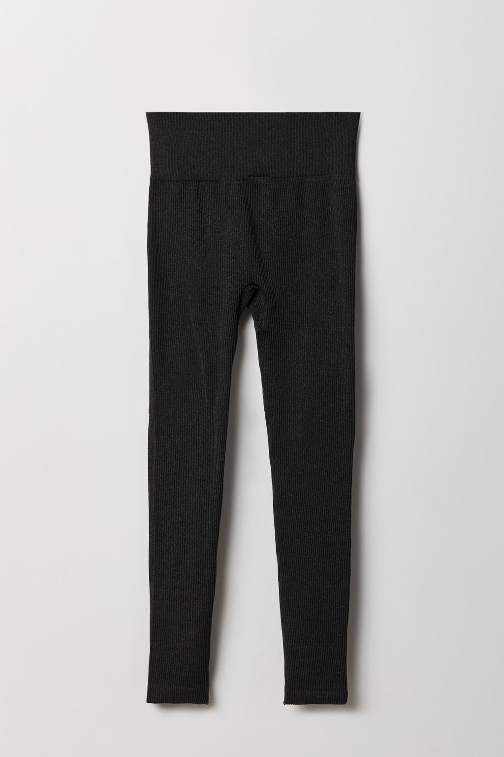 High Rise Seamless Ribbed Fleece Lined Legging