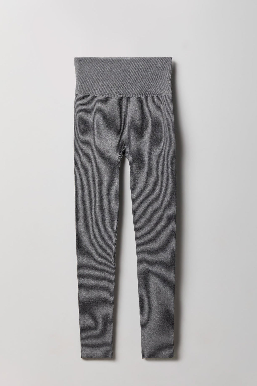High Rise Seamless Ribbed Fleece Lined Legging