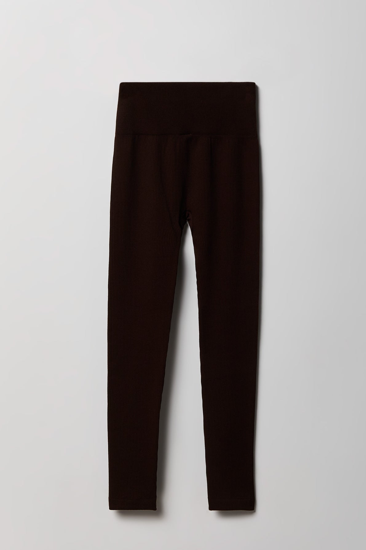 High Rise Seamless Ribbed Fleece Lined Legging