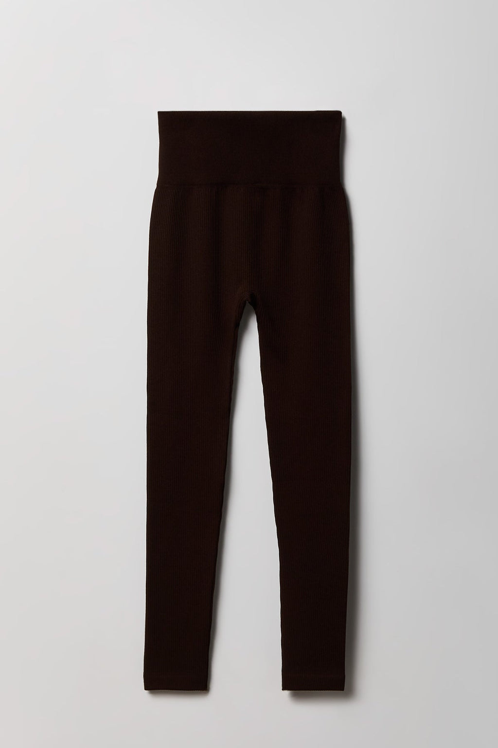 High Rise Seamless Ribbed Fleece Lined Legging