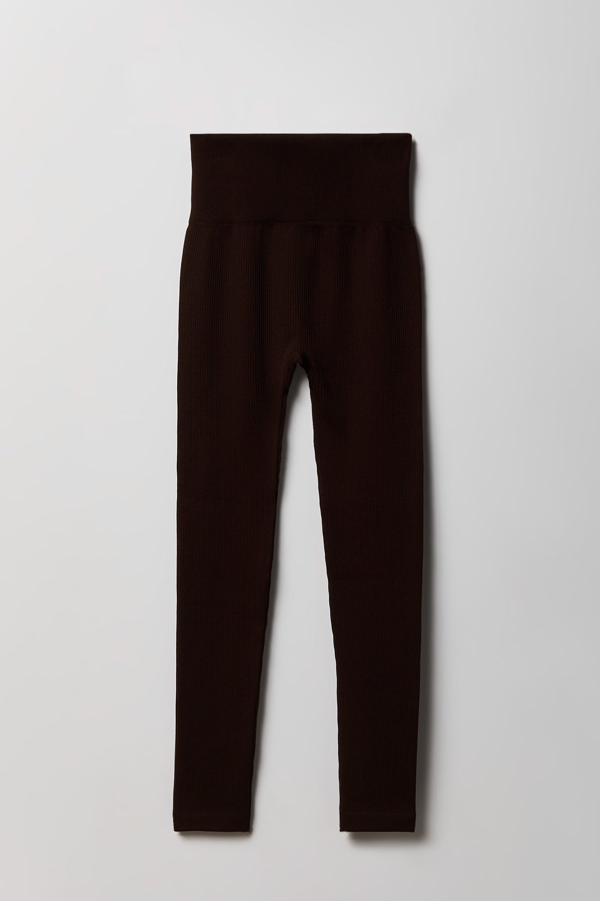High Rise Seamless Ribbed Fleece Lined Legging