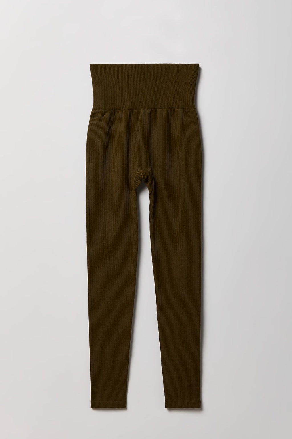 High Rise Seamless Ribbed Fleece Lined Legging