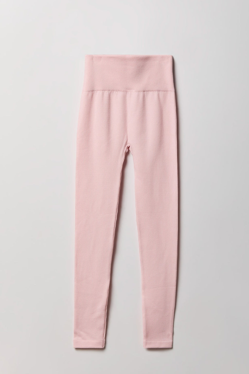 High Rise Seamless Ribbed Fleece Lined Legging
