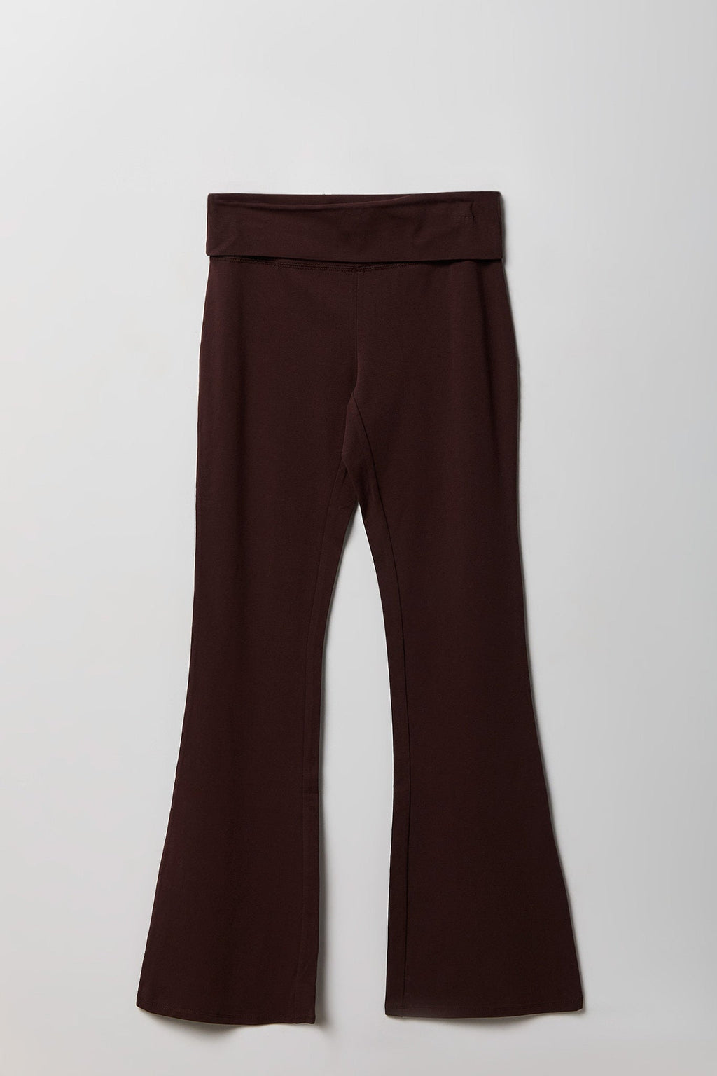Foldover Waist Flare Legging