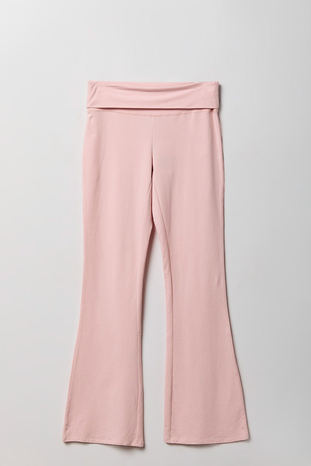 Foldover Waist Flare Legging