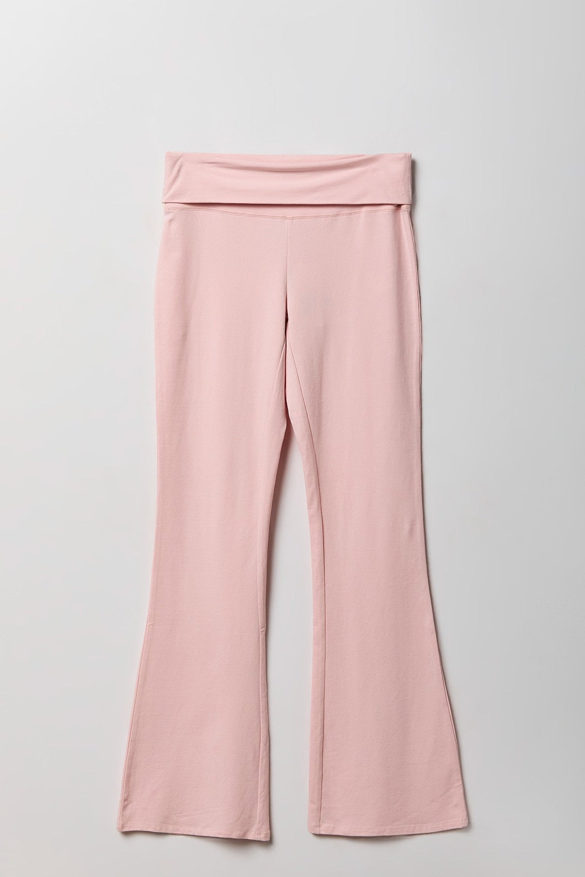 Foldover Waist Flare Legging