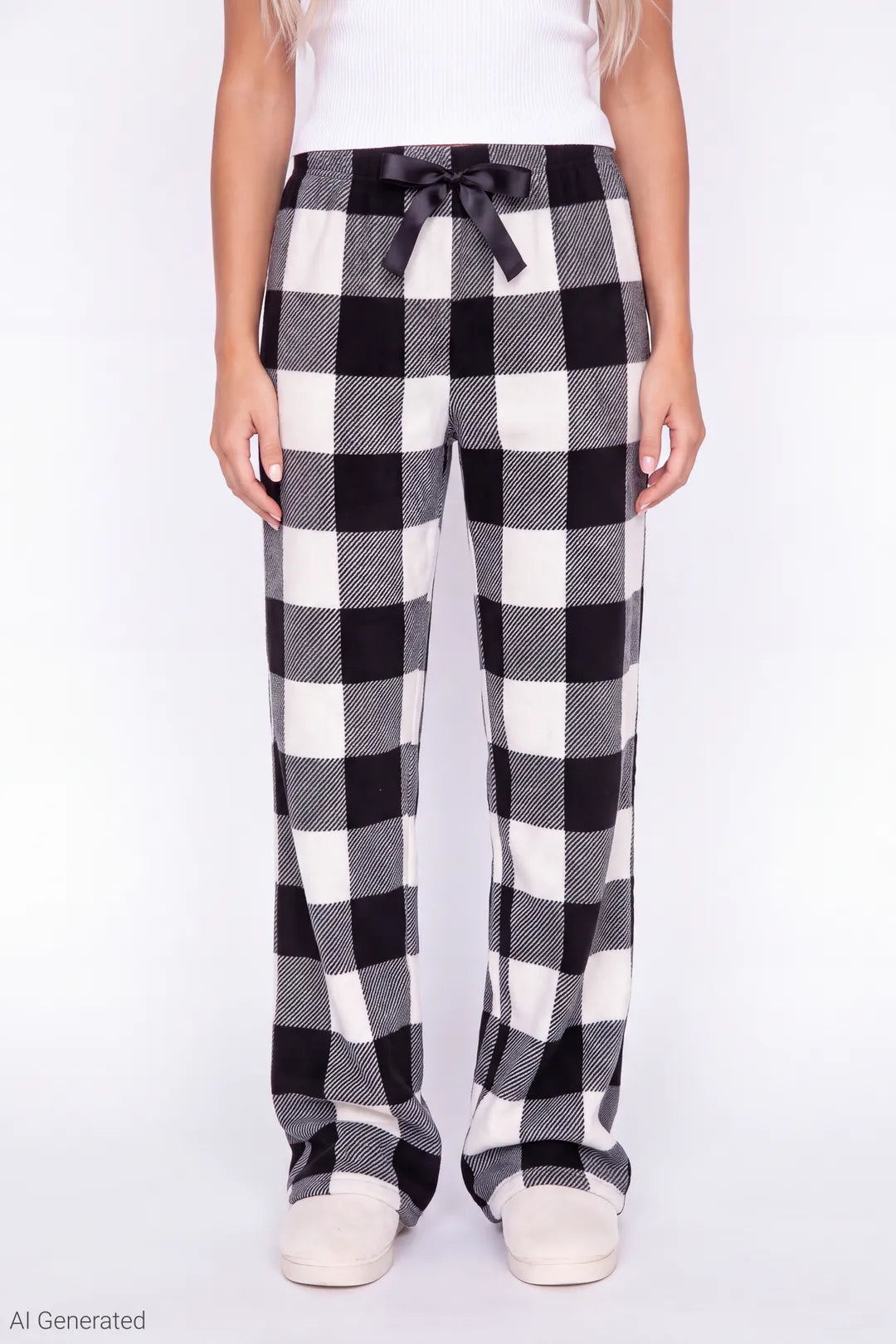 Plush Printed Pajama Pant