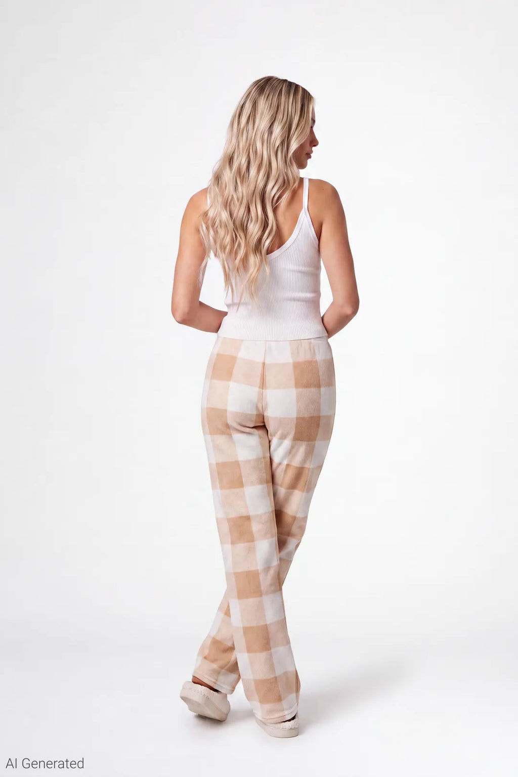 Plush Printed Pajama Pant