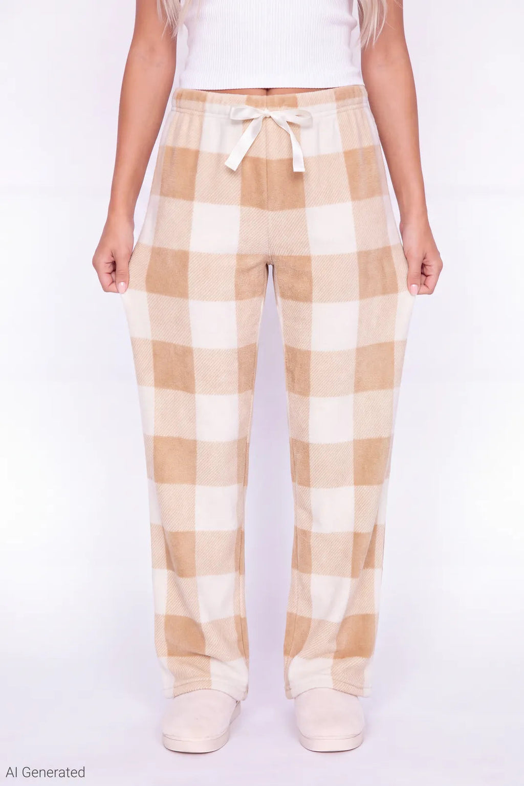 Plush Printed Pajama Pant
