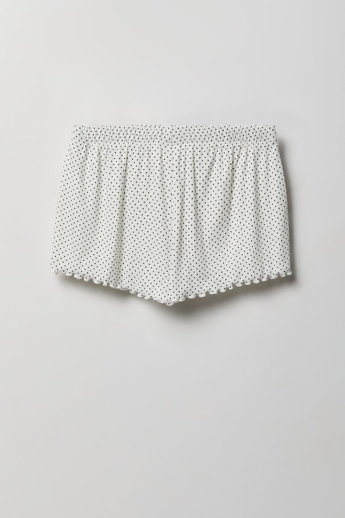 Pointelle Button-Up Top & Short Pajama Set