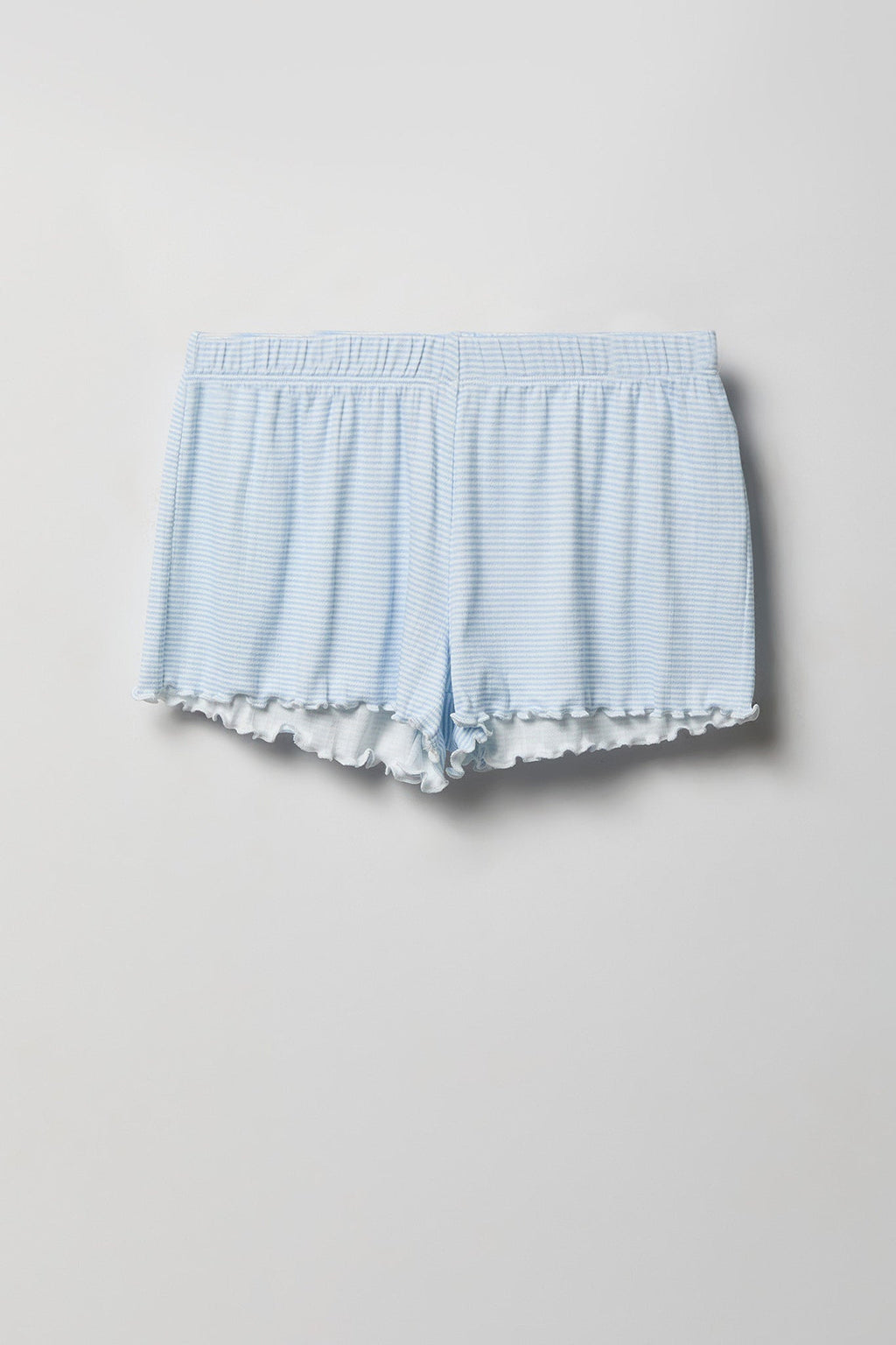 Pointelle Button-Up Top & Short Pajama Set