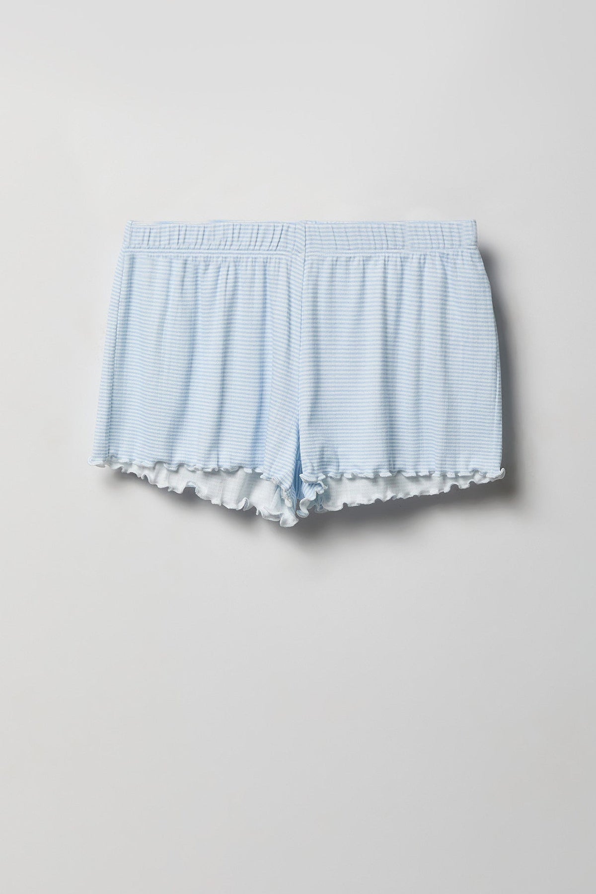 Pointelle Button-Up Top & Short Pajama Set