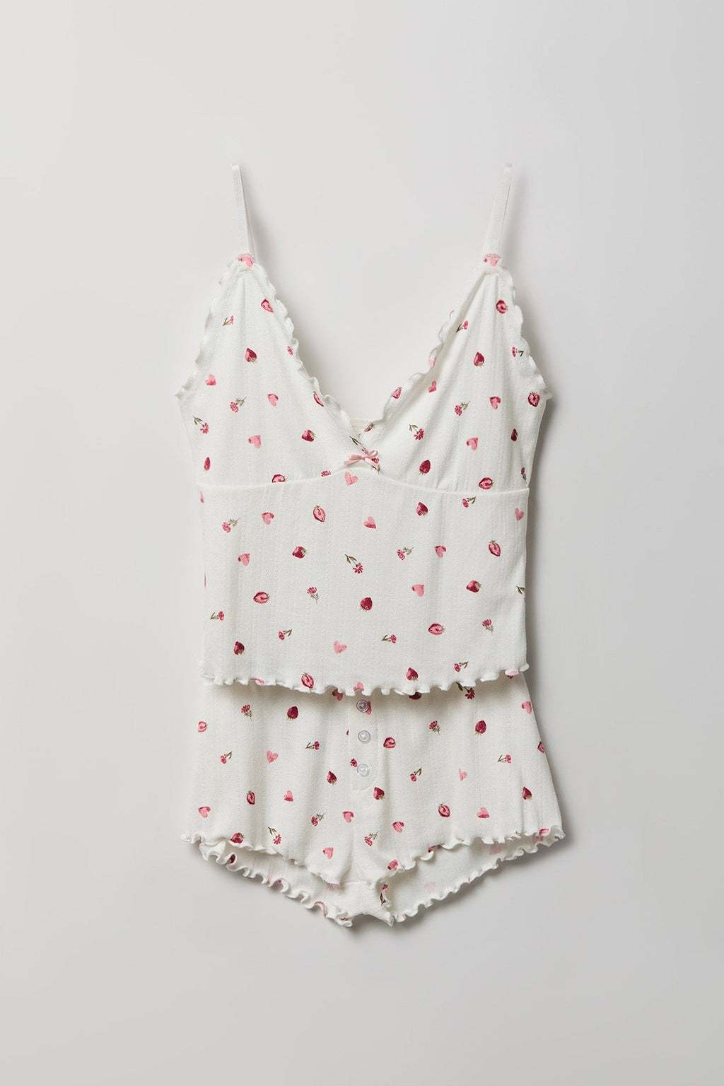 Pointelle Tank & Short Pajama Set