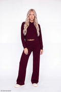 Knit Wide Leg Pant