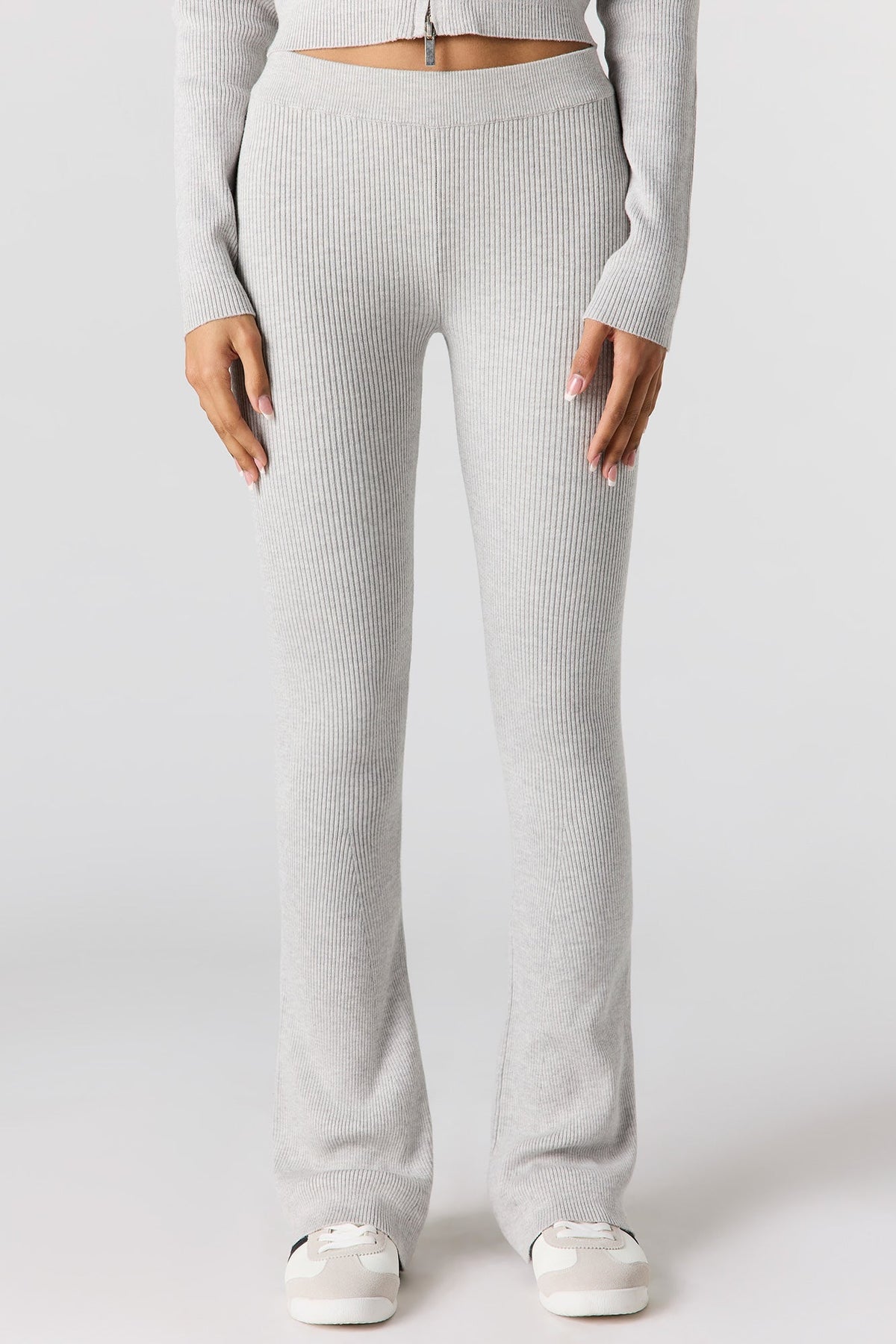 Ribbed Flare Pant