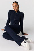 Ribbed Flare Pant