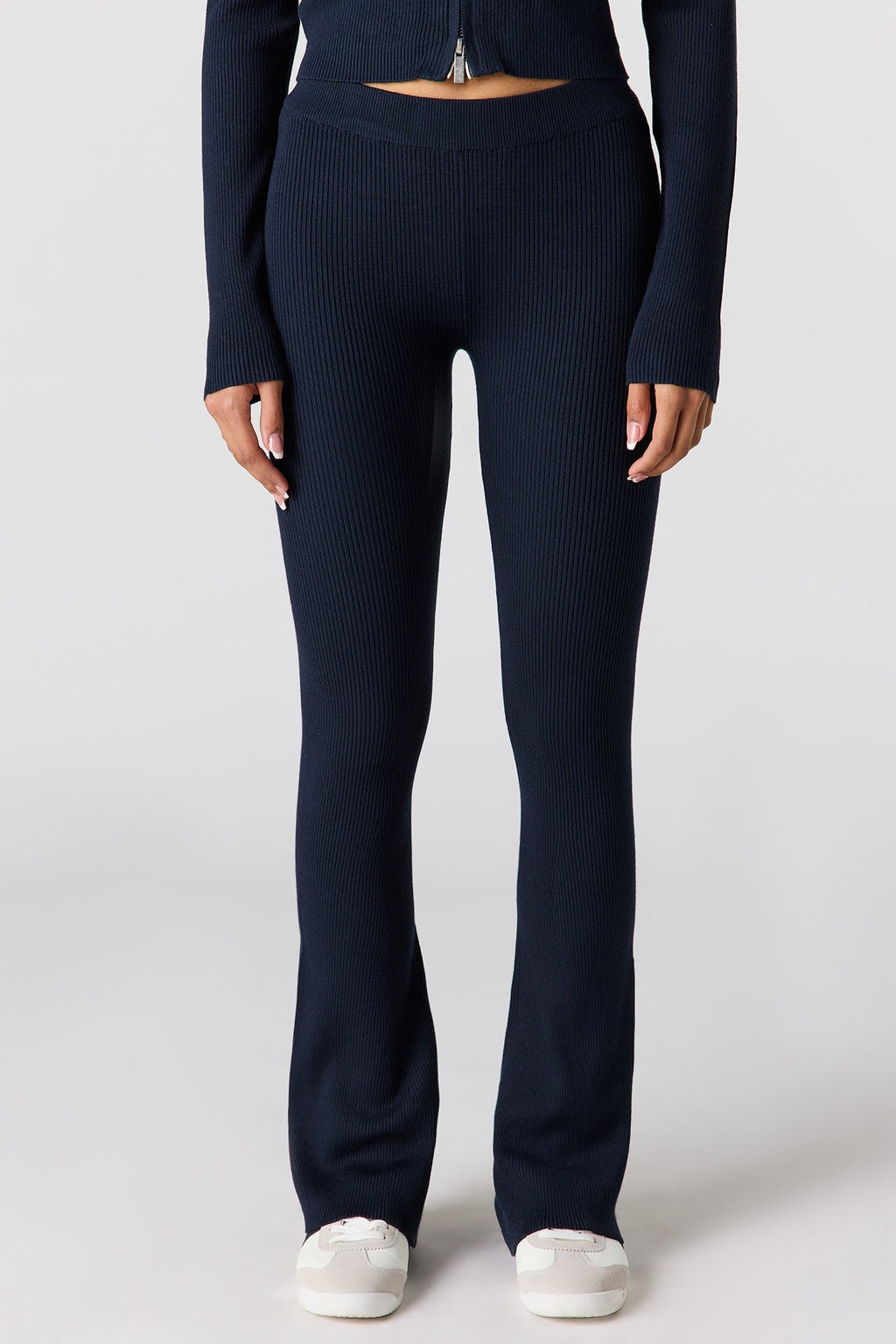 Ribbed Flare Pant