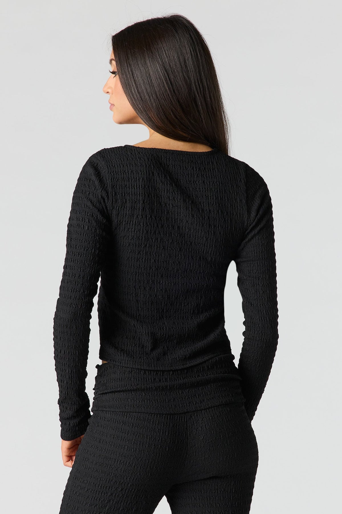 Textured Knit Cardigan