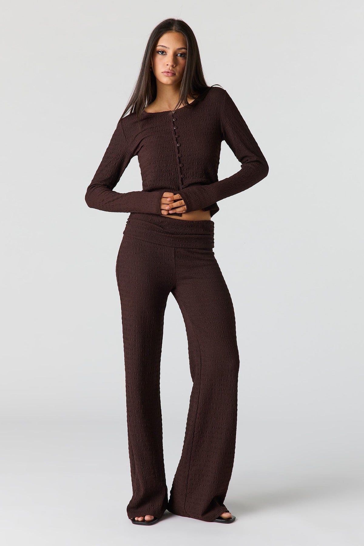 Textured Knit Cardigan