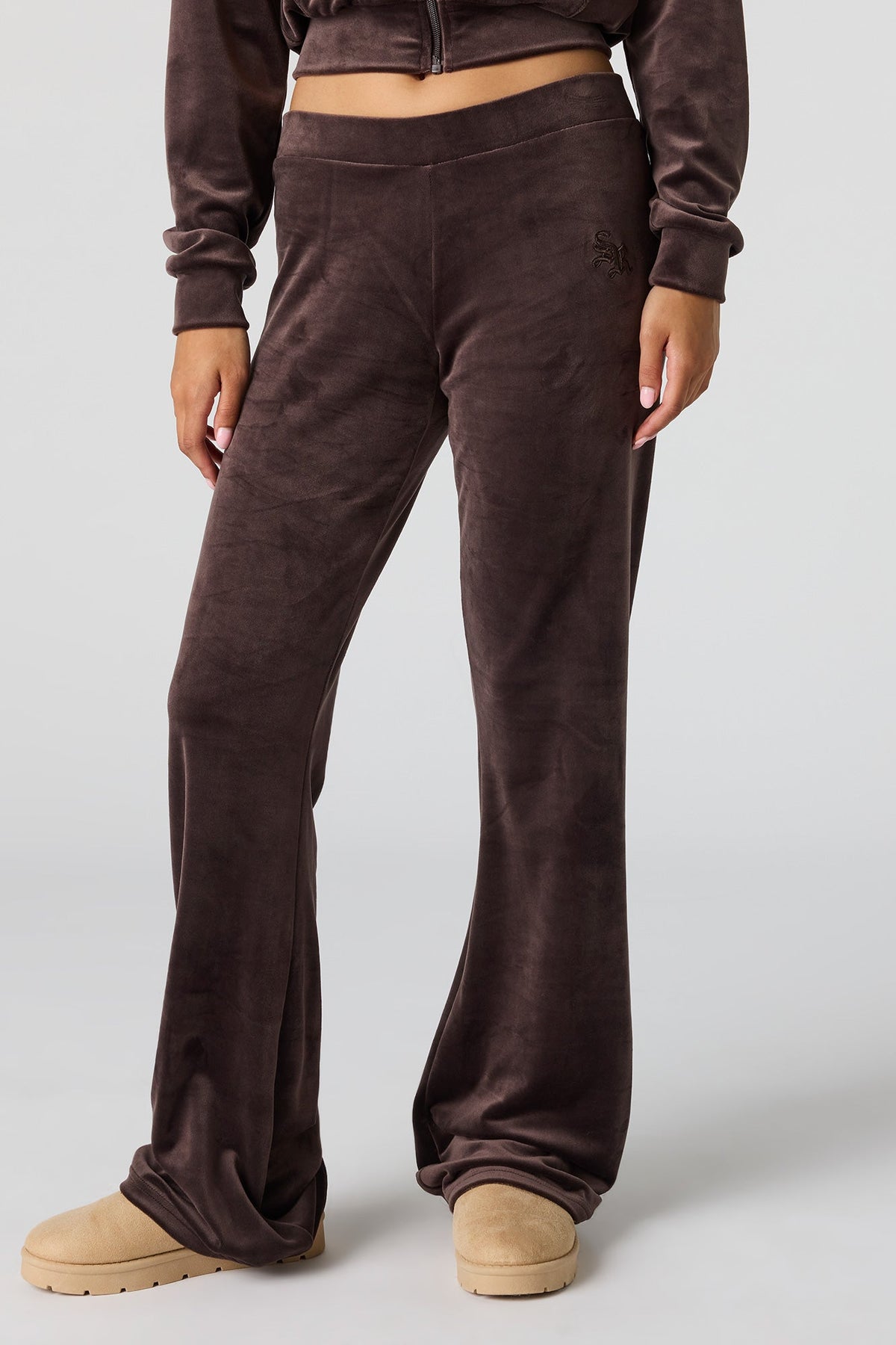Sommer Ray Velour Flare Pant