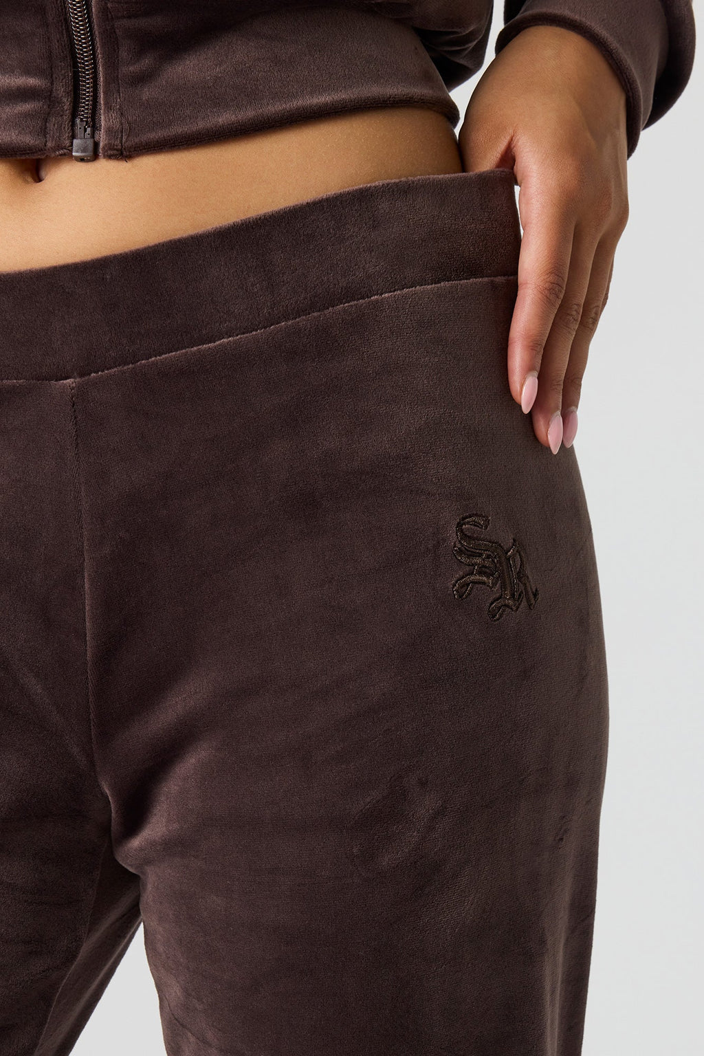 Sommer Ray Velour Flare Pant