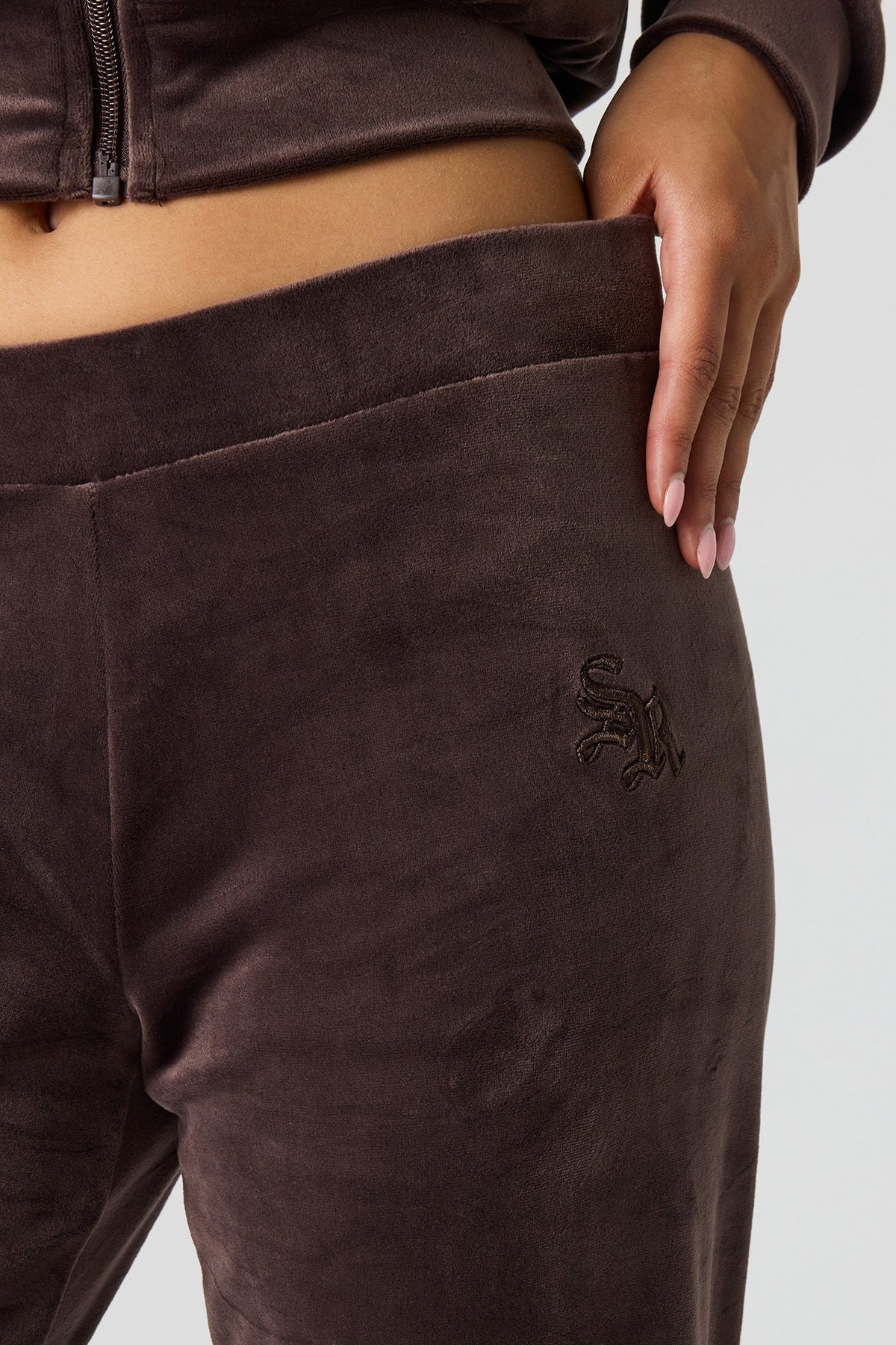 Sommer Ray Velour Flare Pant