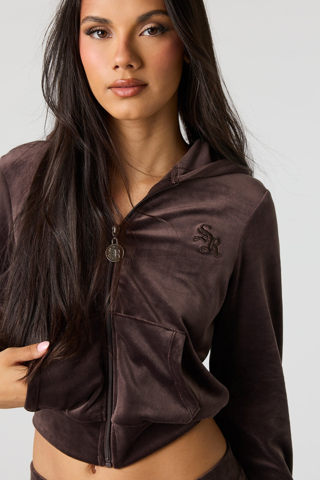 Sommer Ray Velour Zip Jacket