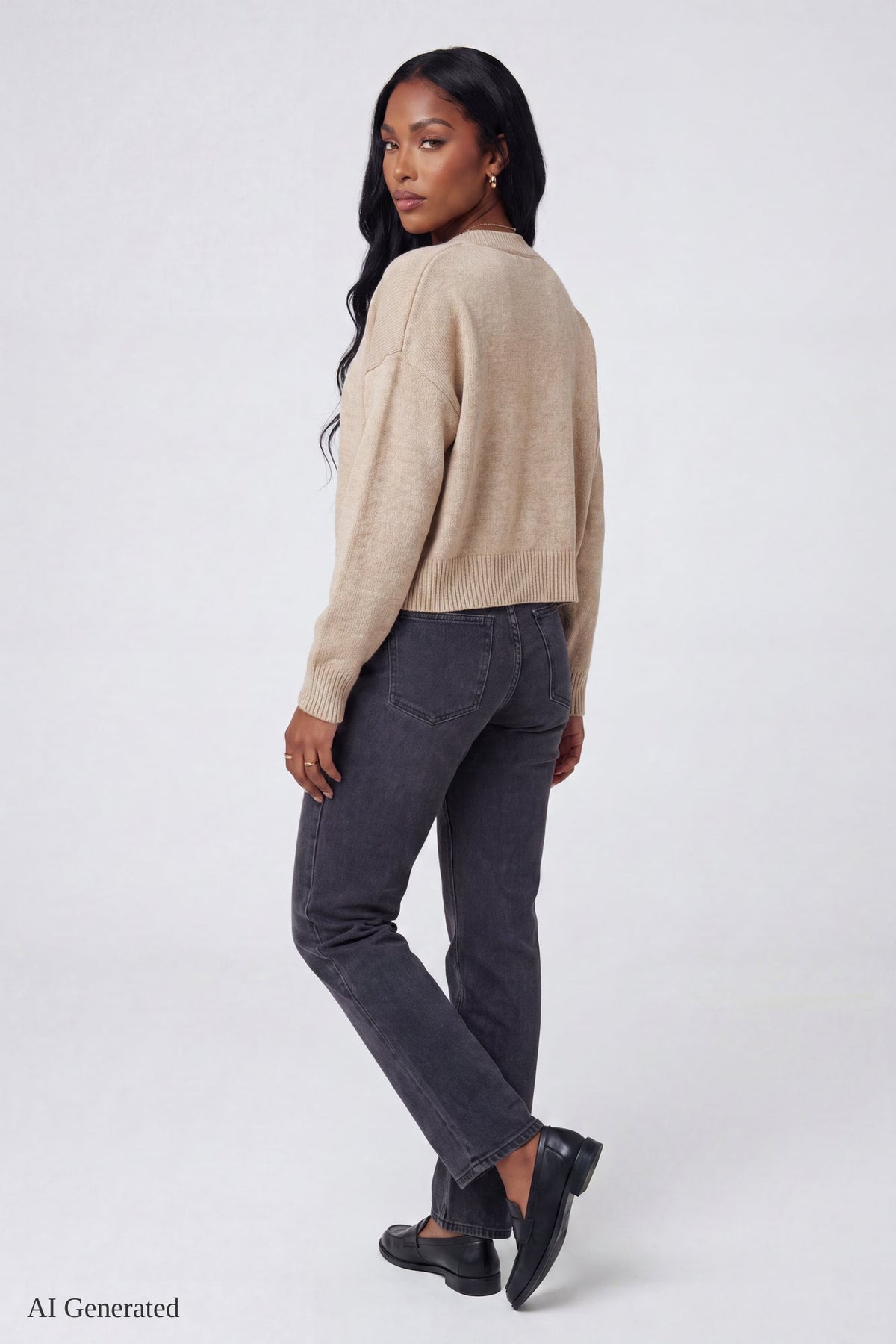 V-Neck Button-Up Cardigan