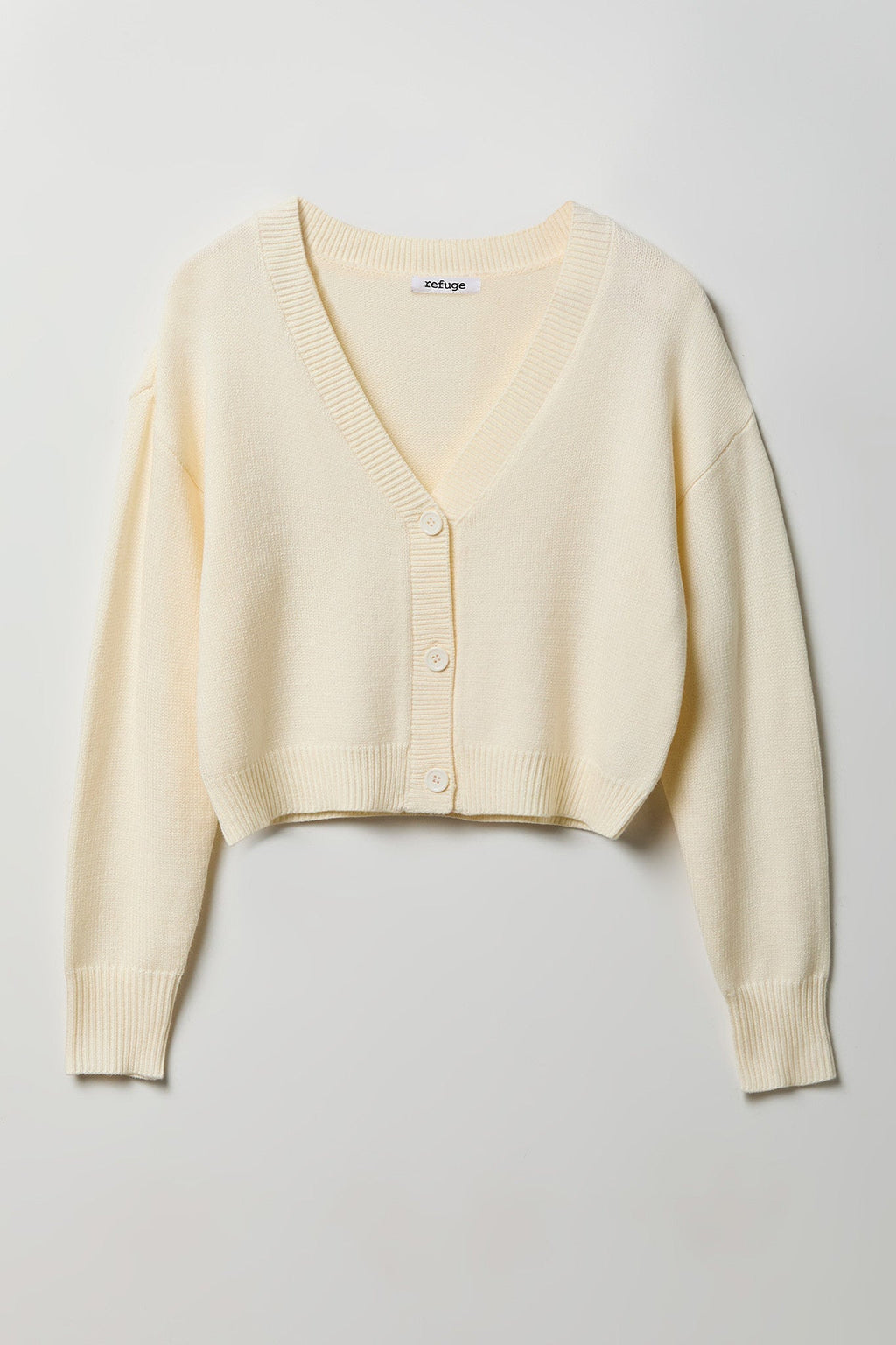 V-Neck Button-Up Cardigan