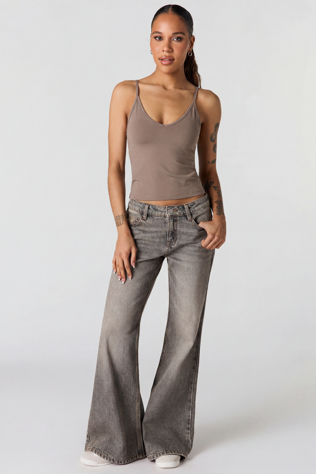 Luxe Heavy Contour V-Neck Cami