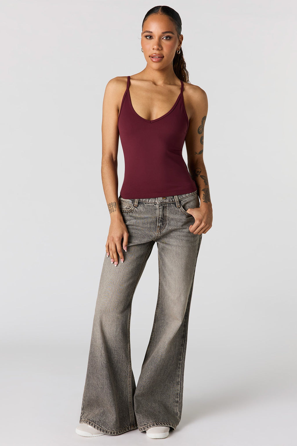 Luxe Heavy Contour V-Neck Cami