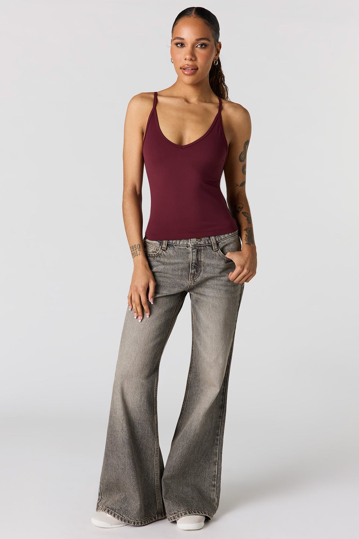 Luxe Heavy Contour V-Neck Cami