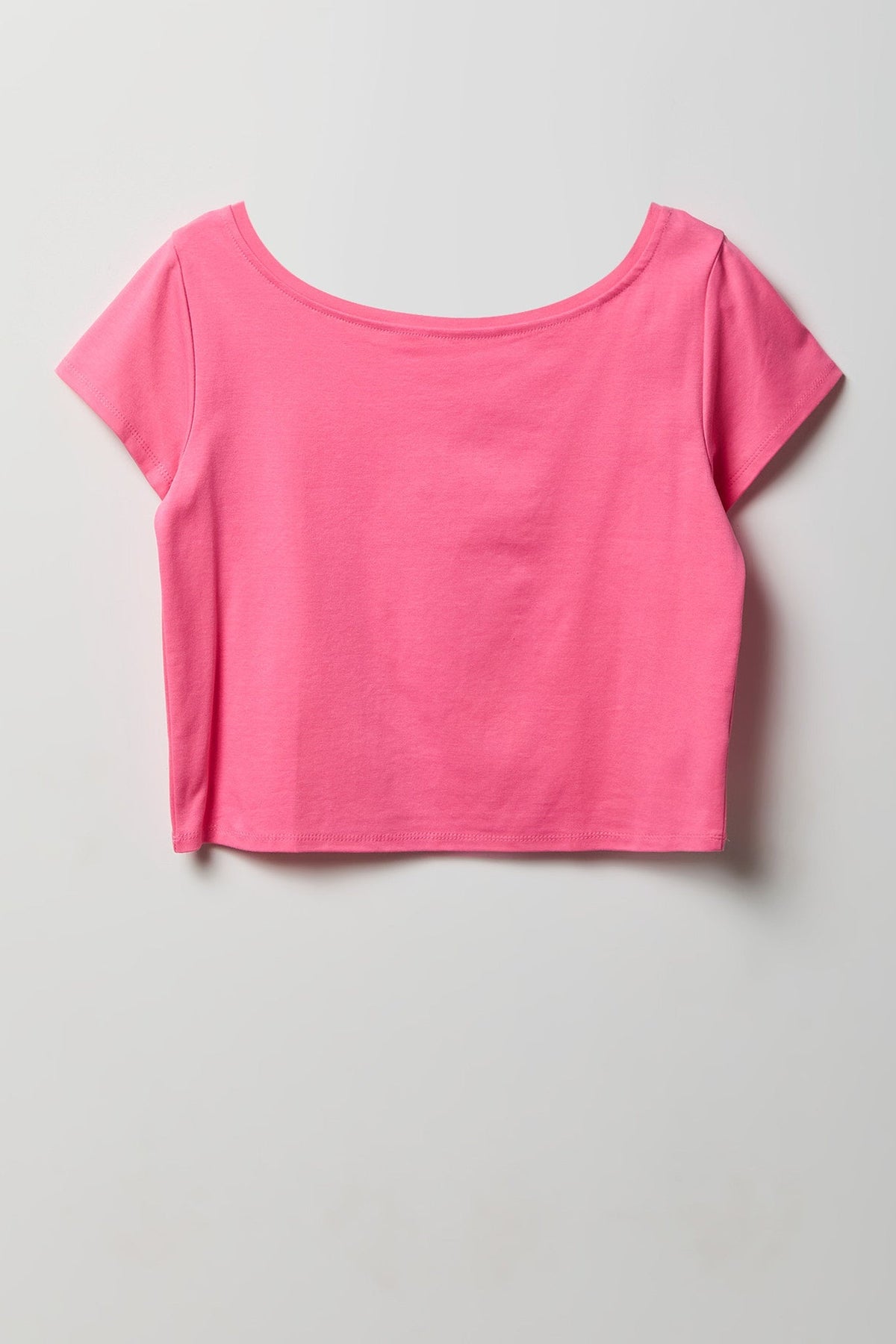 Luxe Heavy Cotton Off Shoulder T-Shirt
