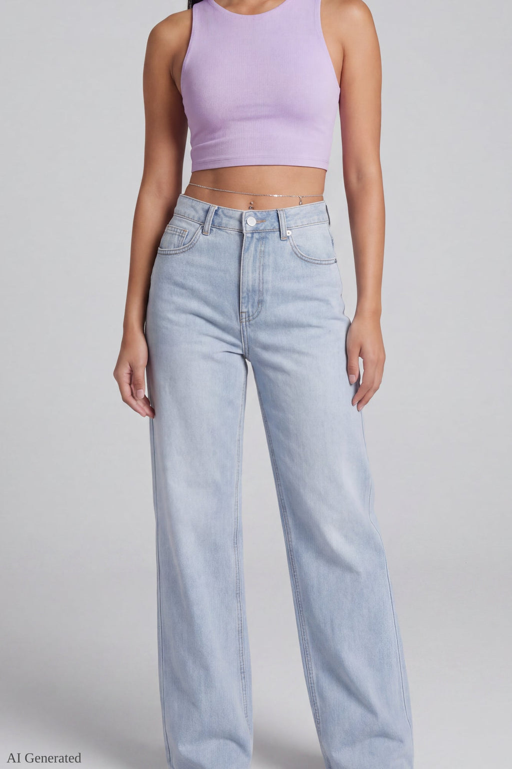 London Low Rise Super Baggy Light Jean