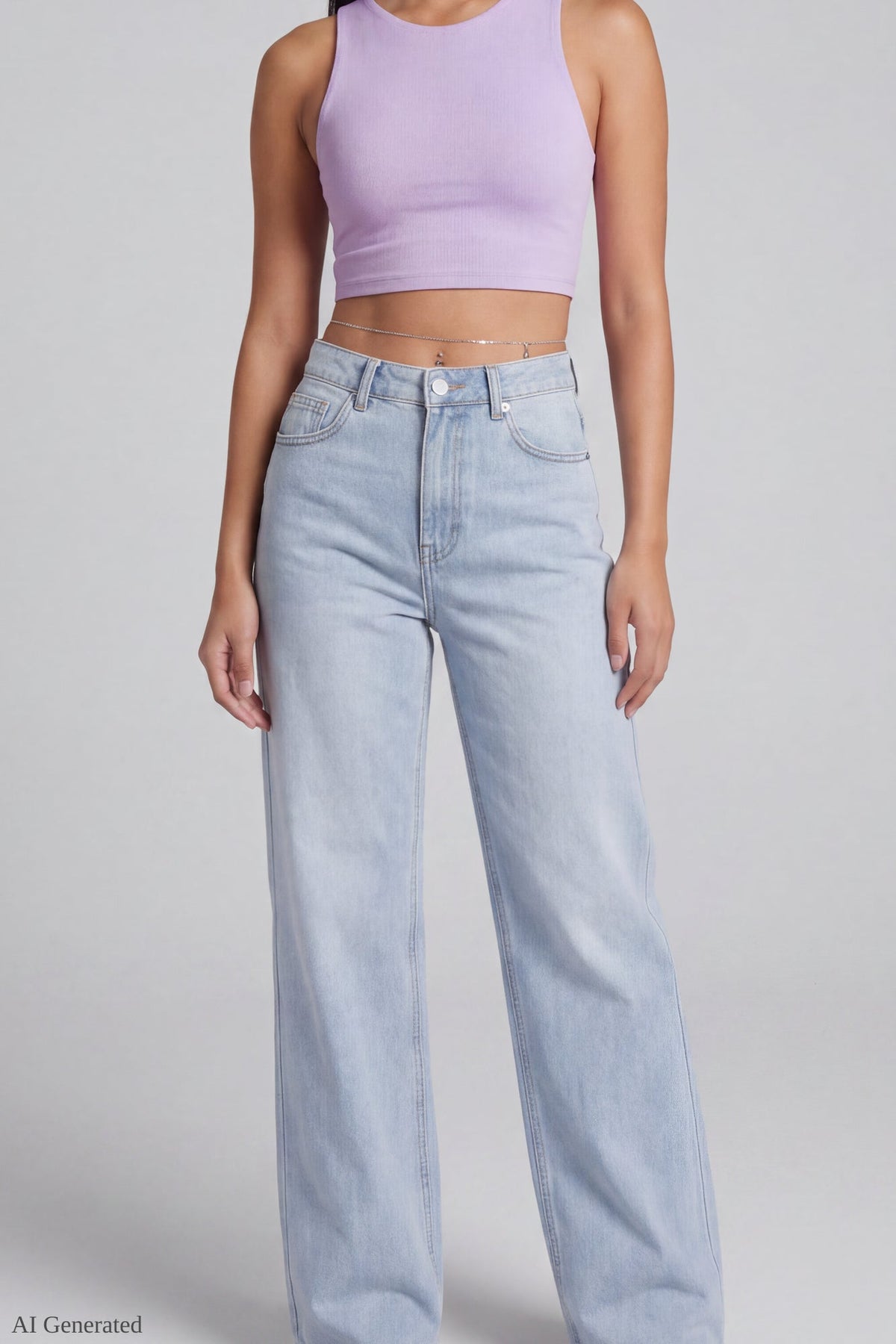 London Low Rise Super Baggy Light Jean