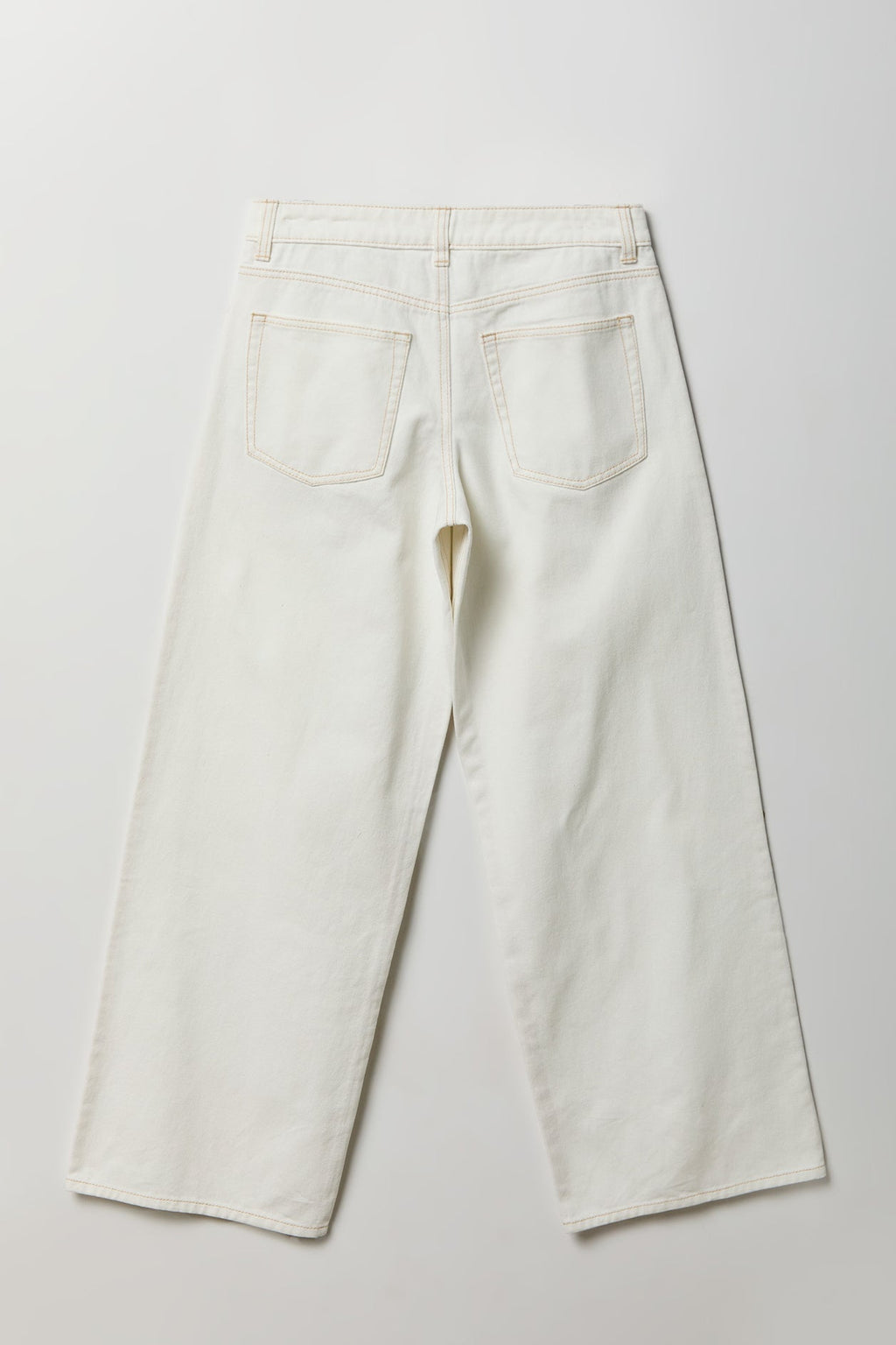 London Low Rise Super Baggy White Jean