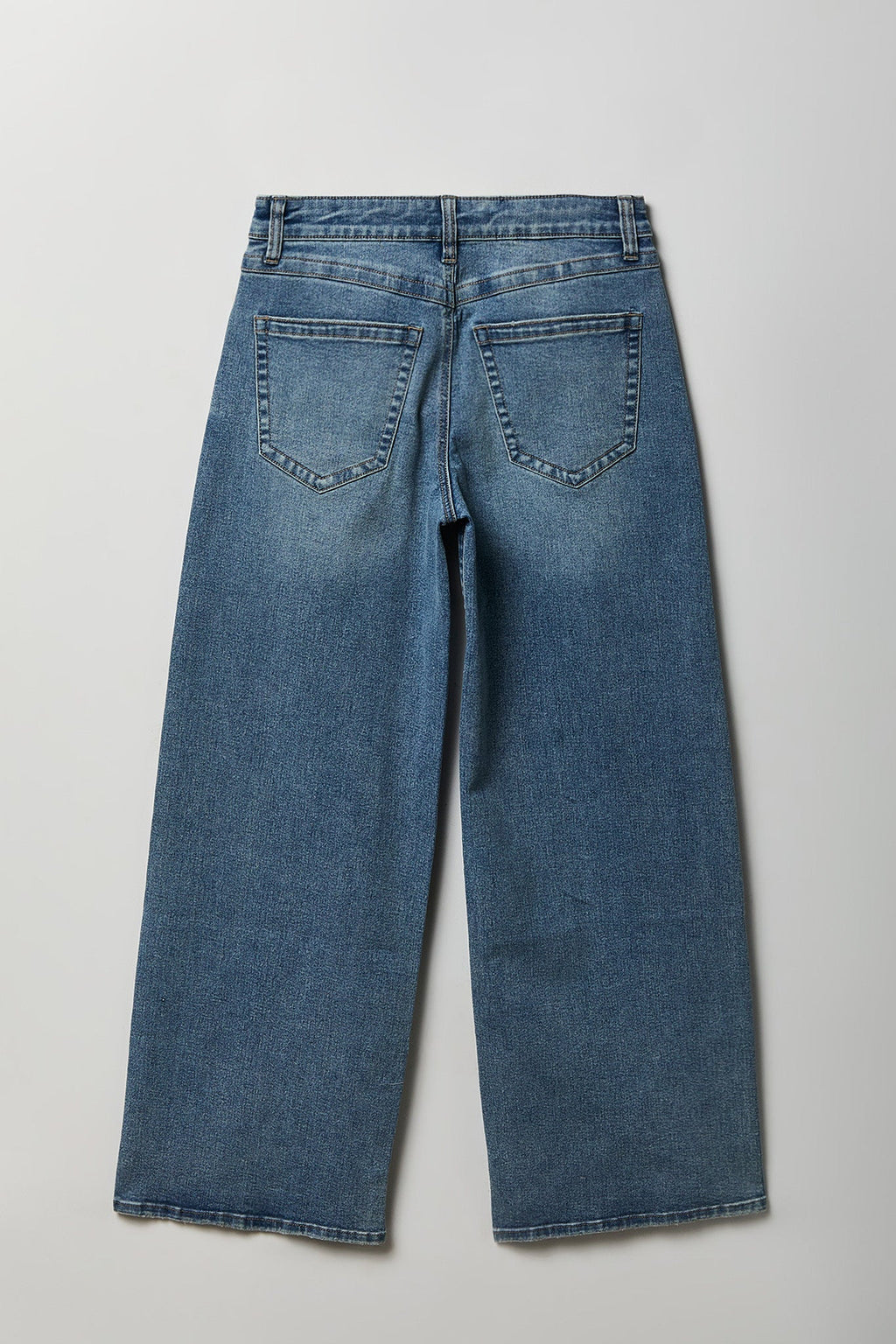 Stretch Mid Rise Super Baggy Medium Jean