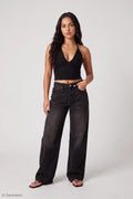 Soho Stretch Mid Rise Super Baggy Jean