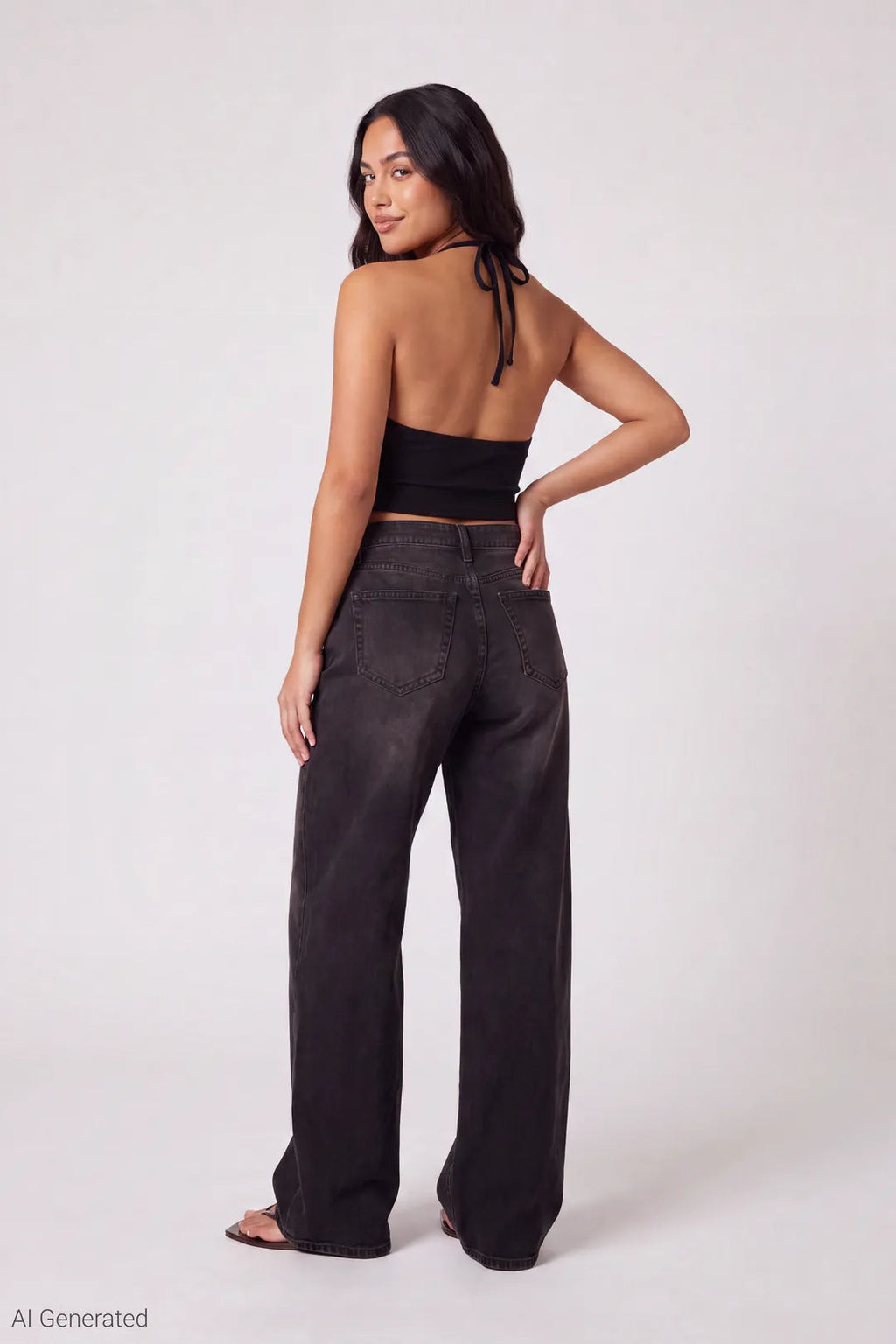 Soho Stretch Mid Rise Super Baggy Jean
