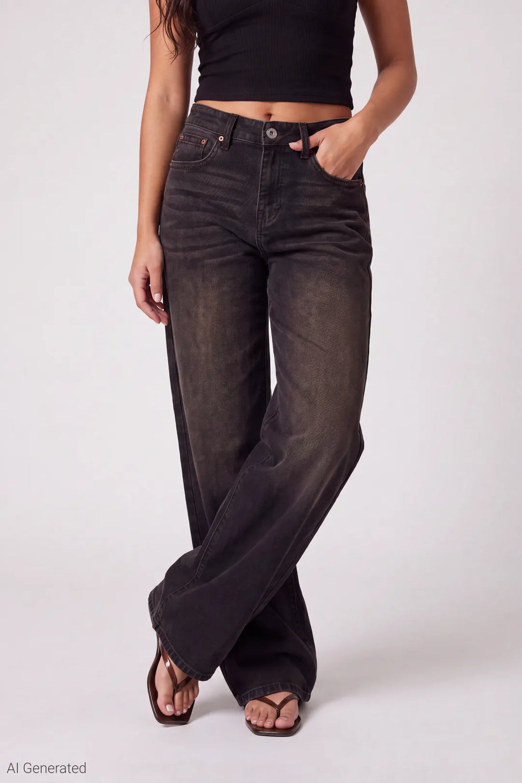 Soho Stretch Mid Rise Super Baggy Jean