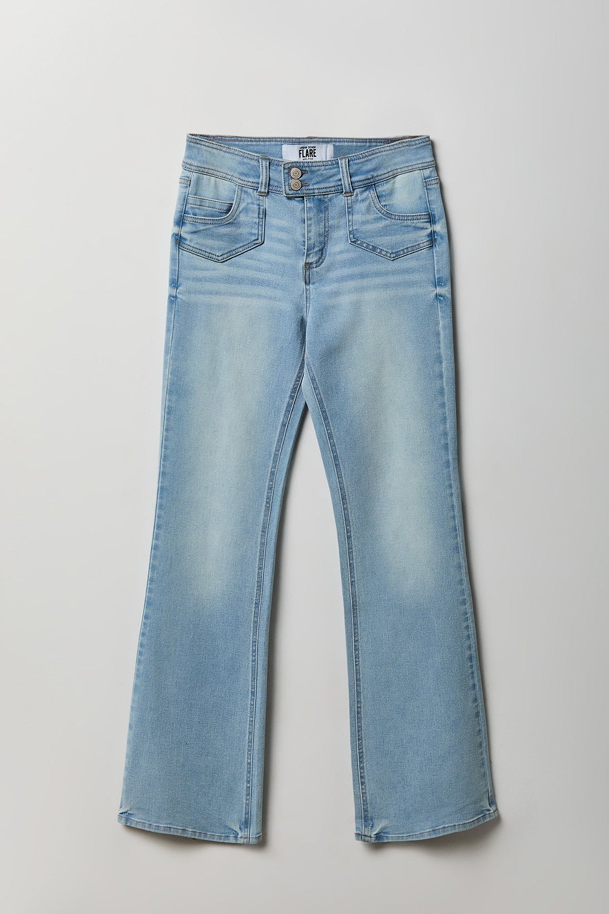 Stretch High Rise Flare Light Jean