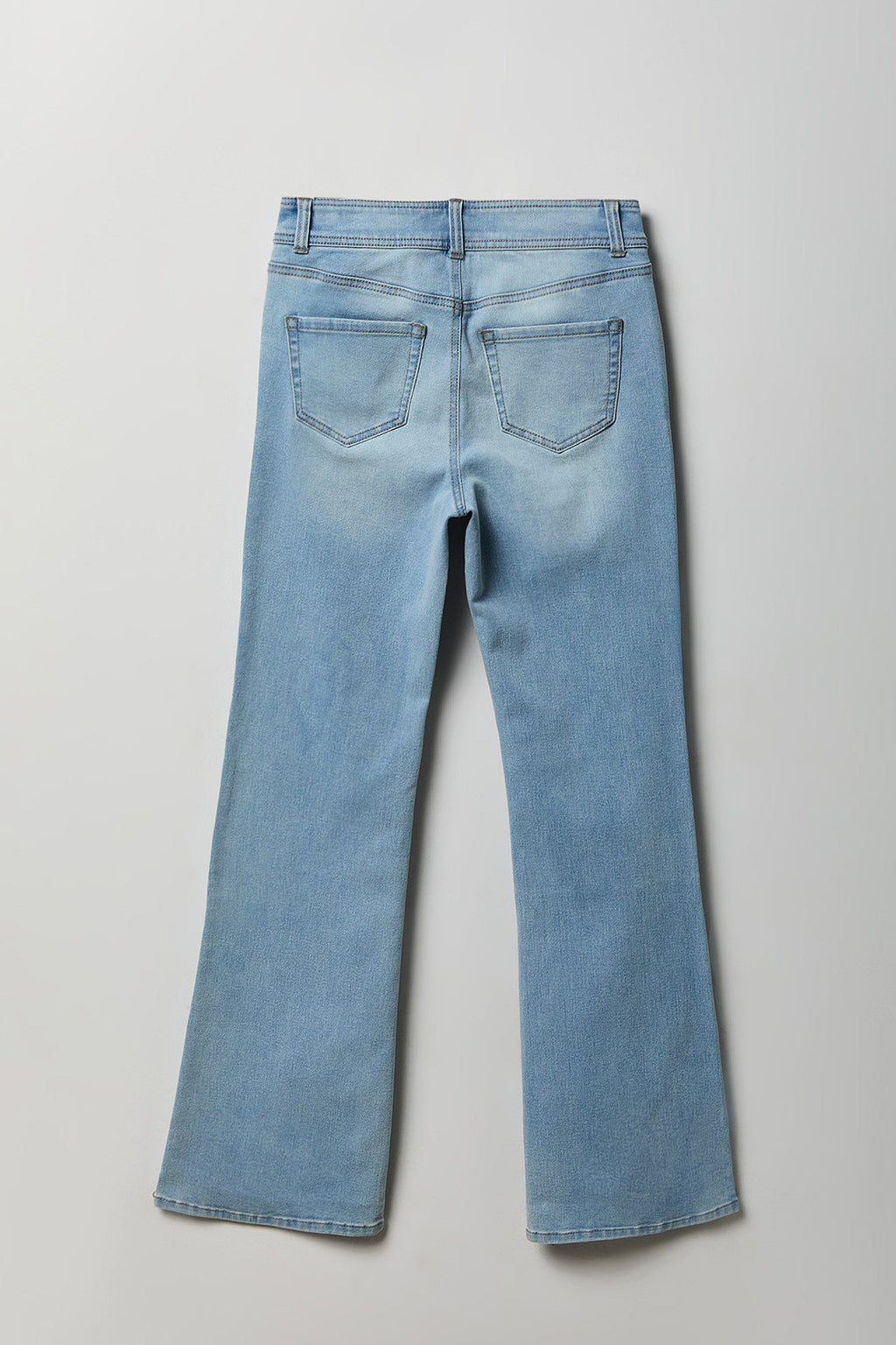 Stretch High Rise Flare Light Jean
