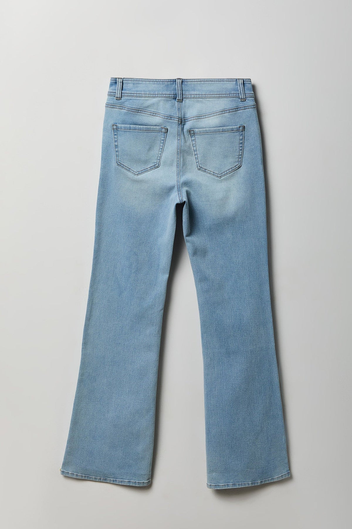 Stretch High Rise Flare Light Jean