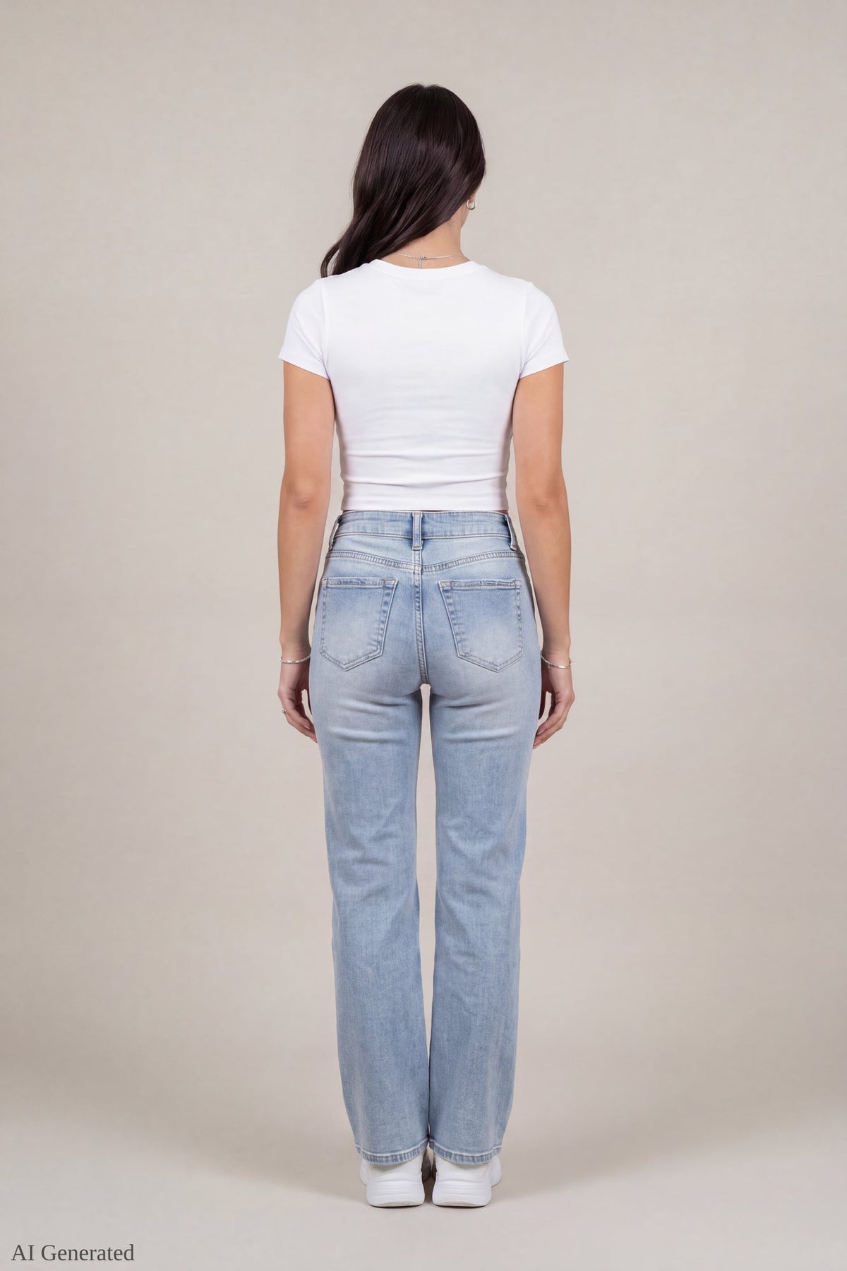 Stretch Low Rise Relaxed Flare Medium Jean