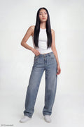Low Rise Barrel Vintage Medium Jean