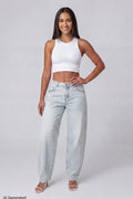 Low Rise Barrel Light Jean