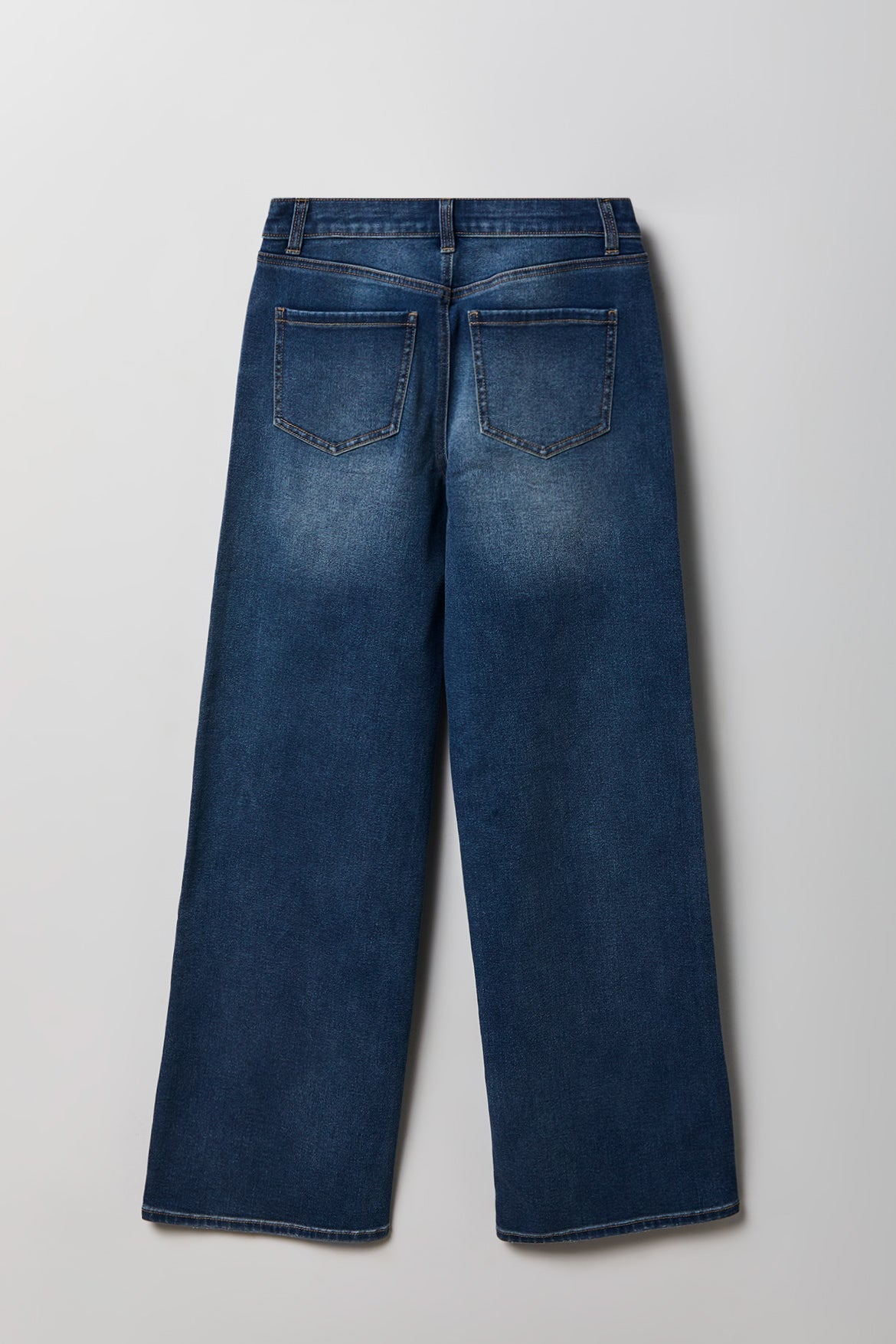 Paris Stretch High Rise Wide Leg Vintage Dark Jean