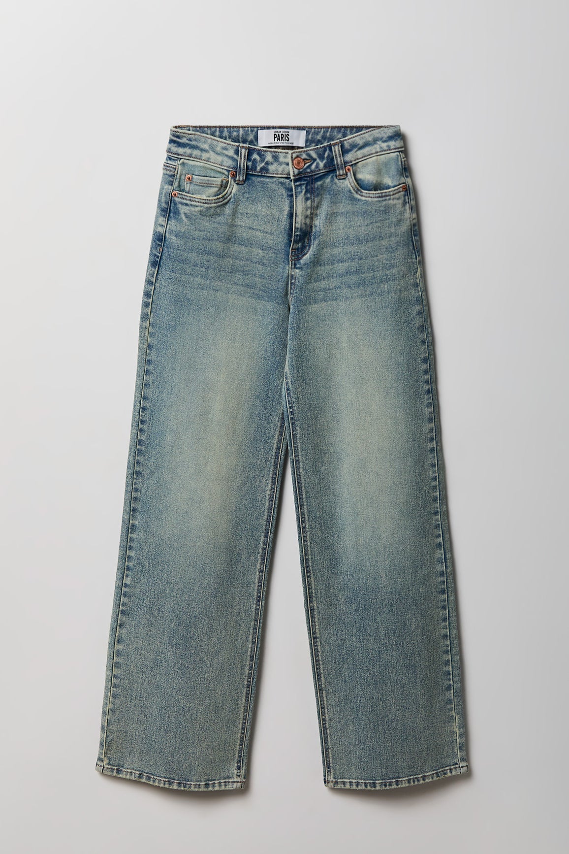 Paris Stretch High Rise Wide Leg Vintage Medium Jean